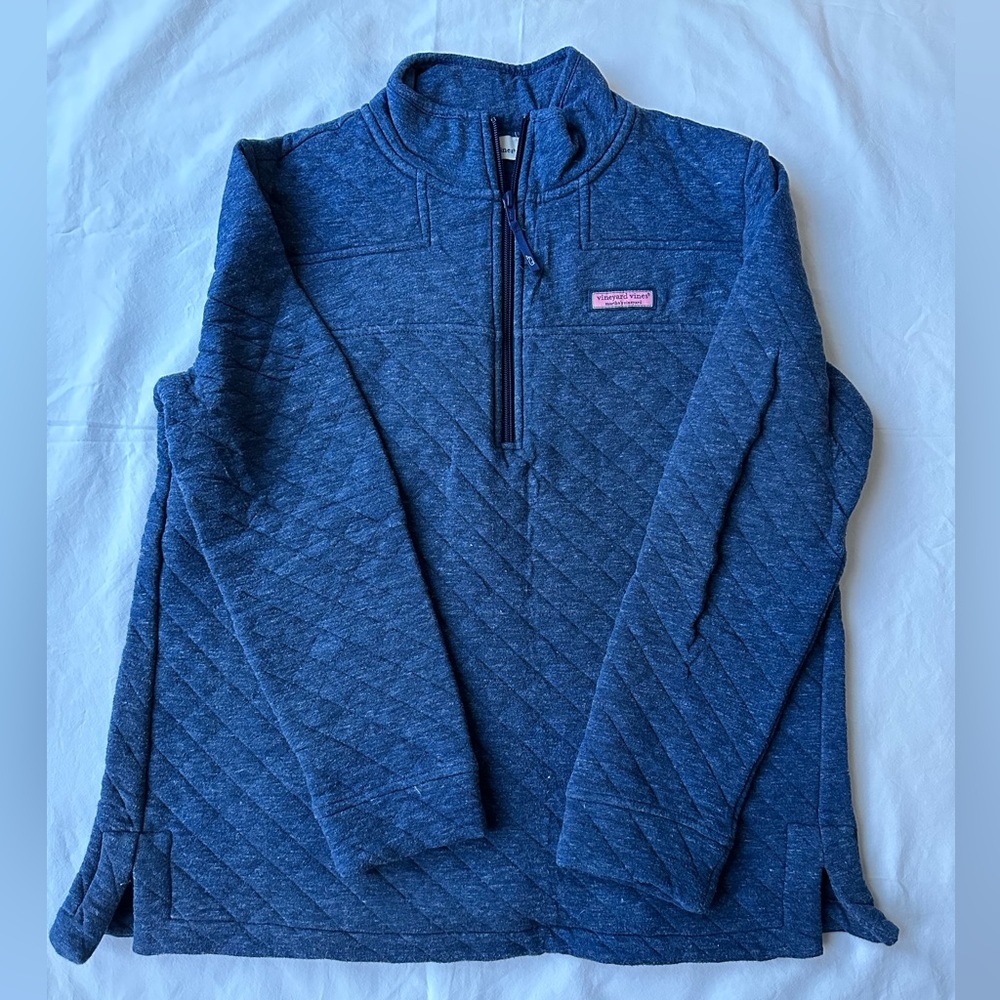 Vineyard Vines Quilted Shep Shirt Navy